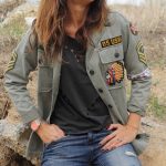 veste militaire customisée