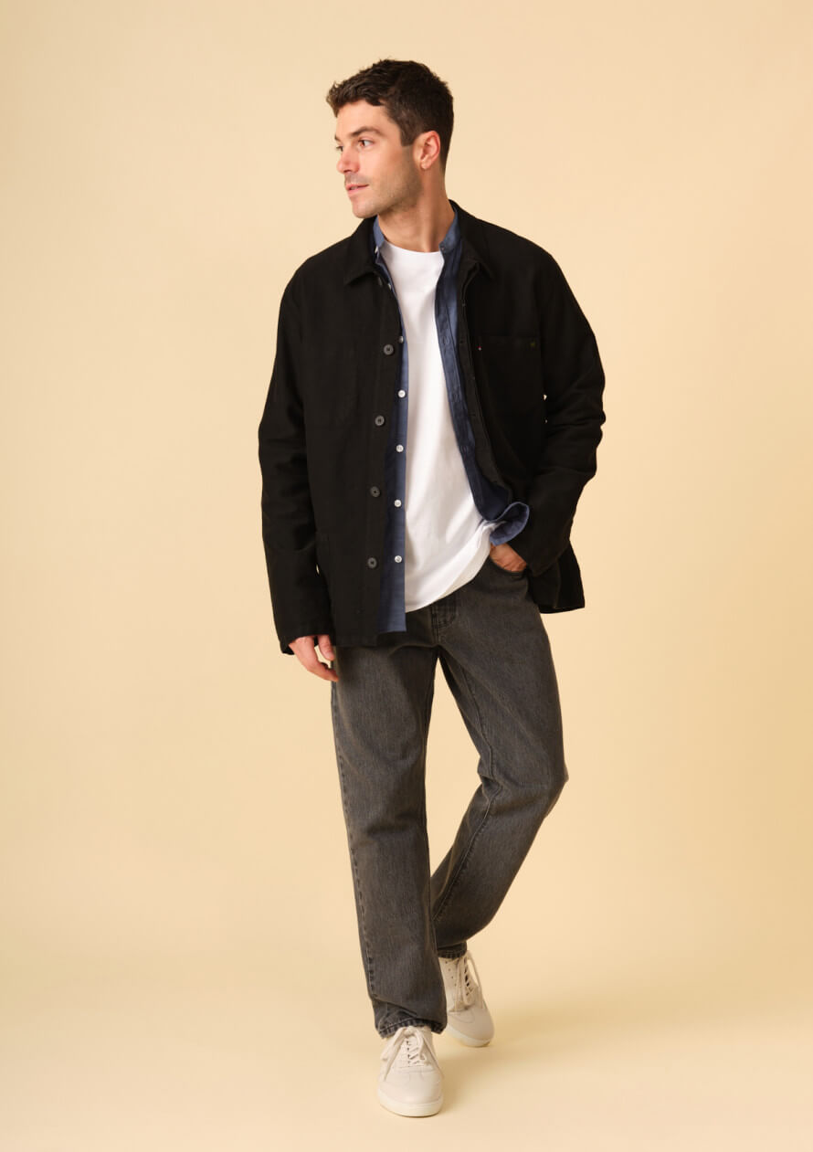 veste-noir-439xpl-1.jpg Veste Noir Homme ATELIER Made In France Montlimart – Image 1