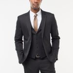Veste de costume slim fit Noir