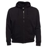 Veste zippé capuche BASTIAN noir grande taille homme Ahorn 10XL basique