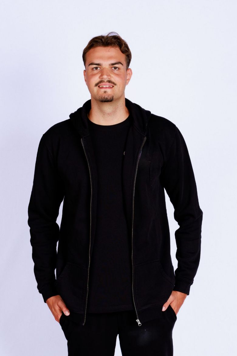veste-noir-homme-726odr-1.jpg Tall Veste Capuche Homme Coton Organique, noir – Image 1