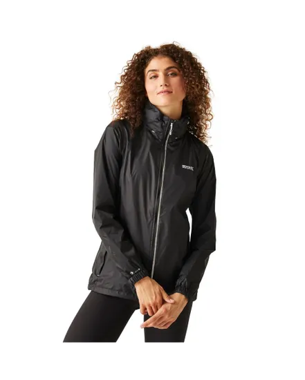 veste-pluie-femme-075ovk.webp Veste Technique Imperméable à capuche Femme VESTE CV CORINNE IV Noir, REGATTA, , Ref RWW304 800 – Image 1