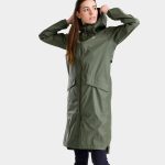 Long Raintech Veste imperméable d'équitation longue femme Forest night / XS