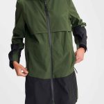 Veste Longue Femme Imperméable Verte TBS