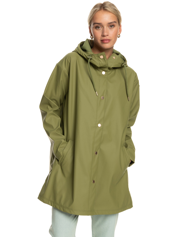 veste-pluie-femme-712ekk-1.jpg Rain Dance Veste imperméable pour Femme Veste imperméable Vert Femme | Roxy – Image 1