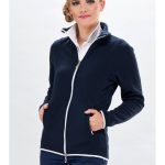 Veste polaire passe couloir infirmière bleu marine
