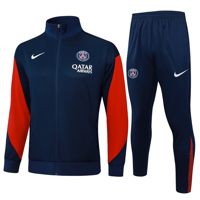 veste-psg-863mbl-1.jpg Veste PSG Officielle – Collection Paris Saint Germain – Polyester, Tailles Homme S Au XXL Et Enfant 4 à 14 Ans Vêtement Enfant Fan PSG – Image 1