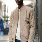 Blouson Veste Col Teddy Homme Veste Teddy Personnalisée Manches Contrastées