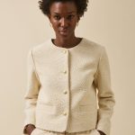 Veste sans col tweed uni femme Cyrillus COM