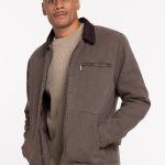 Veste col velours homme