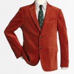 Veste velours côtelé 2 boutons