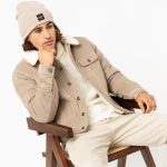 Veste en velours côtelée doublée fourrure imitation homme marron | GEMO