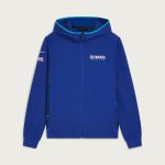 Sweat shirt zippé Yamaha Paddock Blue Team pour homme Yam Paris 15